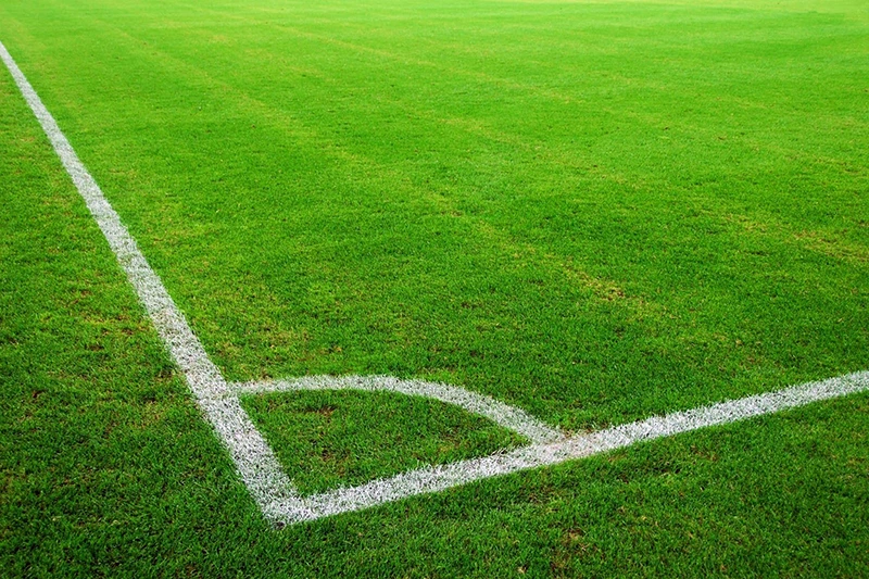 corner angle of a soccer field and complementary angles